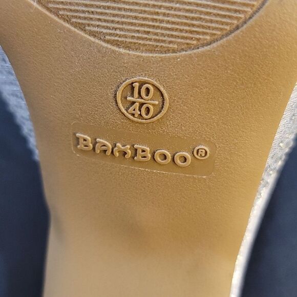 BRAND NEW BAMBOO STUDDED PLATFORM OPEN TOE SANDAL - Picture 15 of 15